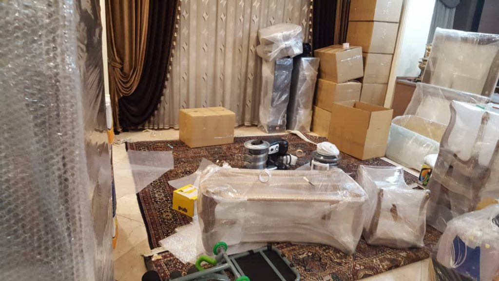 بسته بندی وسایل